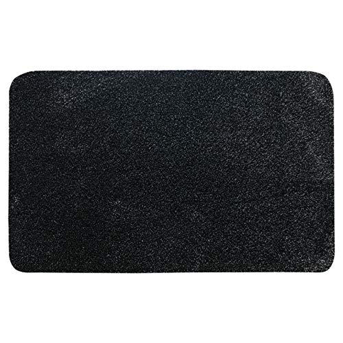 MUD STOPPER Door Mat | Shower Mat | Super Soft Feel | Machine Washable | Non-Slip Door Mat for Home/Office | 100% Polyester | 50 x 80cm - Graphit