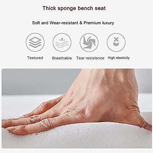 shoe storage bench ottoman Storage Benches Entry Shoe Bench With Comfy Cushion,③-Tier Metal Mesh Shoe Rack Bench Shoe Organizer,Modern Hallway Sh