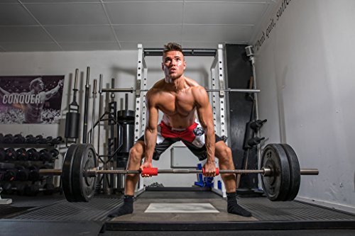 Beast Gear Barbell and Dumbbell Bar Grips for Weightlifting & Muscle Building - Strength Training Equipment