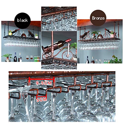 Stylish Simplicity Wine Rack, Vintage Wrought Iron Wine Rack, Ceiling Wine Rack, Creative Display Rack, Home Goblet Rack, Restaurant Kitchen Bar