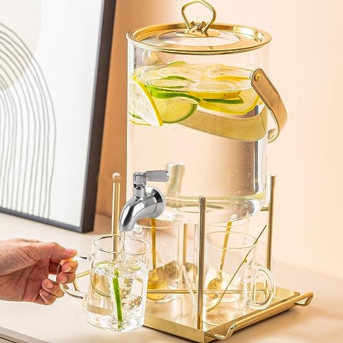 QINGHEC 1 Pcs 5/8 Inch Glass Drink Dispenser Tap, 304 Stainless Steel Dispenser Faucet, Drink Dispenser Spigot for Hot Cold Water Beer Wine Juice