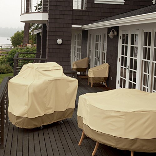 Classic Accessories Veranda Garden Bench Cover, Pebble/Bark/Earth (190 cm , Large)