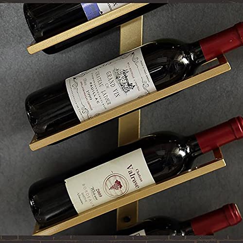 KEppd Wine Rack Wall Mounted - Wall Mounted Wine Rack, Modern Decorative Wall Mounted Wine Bottle Holder for Bathroom Towels, Wash Clothes Kitche