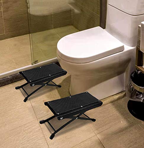FIGO One Pair Folding Squatting Stool | Multi-Function Foldable 7-9" Height Squatting Toilet Step Stool | Multi-Function Toilet Stool Portable St