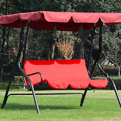 Swing Replacement Waterproof Canopy Cover,150X150X10Cm Waterproof Swing Canopy Cover 3-Seat Chair Cover Protection Cover for Outdoor Swing Chair
