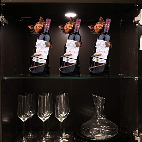 n/a Creative Wine Rack Home Decoration Metal Desktop Porch Bar Restaurant Decoration Crafts Hug Wine Rack Iron Wine Rack