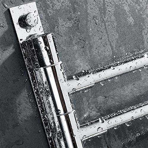 KNOXC Towel Racks,Stainless Steel Towel Bar Bathroom Rack Multi-Function Rotating Towel Rack