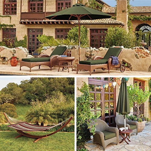 Classic Accessories Montlake Water-Resistant 21 x 22 x 4 Inch Patio Lounge Back Cushion, Heather Fern Green, Outdoor Loveseat Cushions