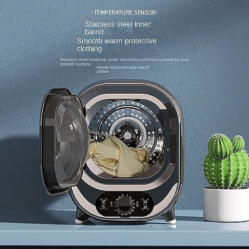 UPIKIT Tumble Dryer, 450W Mini Compact Tumble Laundry Dryer for Home, Electric Tumble Laundry Dryer For Apartment,Home,Dorm pink