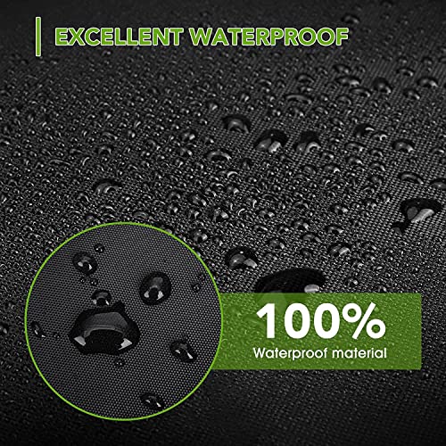 GARPROVM Patio Hanging Egg Chair Cover, 420D Oxford Fabric Egg Swing Chair Covers Waterproof Anti-dust,for Outdoor Rattan Wicker Swing Chair,Pati