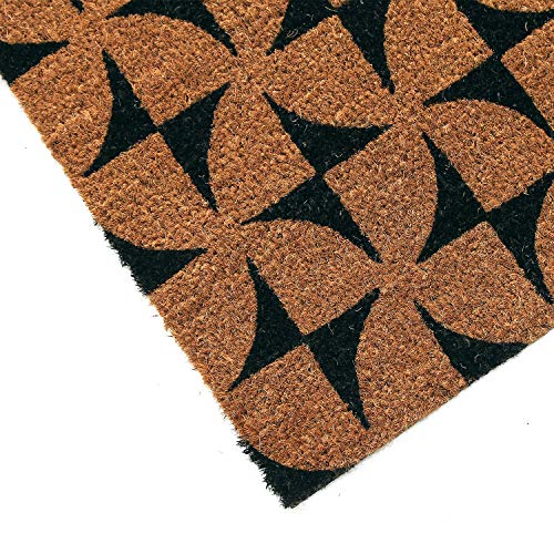 Coco&Coir Door Mat | Non-Slip | Thick Coir | Premium Quality | Rubber Backed | Eco-Friendly | Indoor | Outdoor | Heavy Duty | Bird Series | Bat D