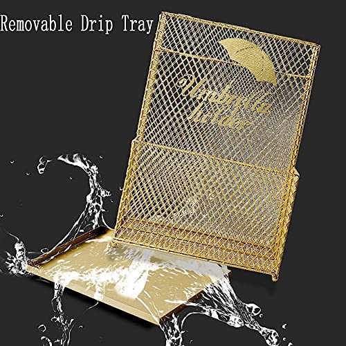 FBITE Umbrella Stands,Umbrella Holder Metal Umbrella Stand Large Umbrella Standing Rack with Removable Drip Tray Umbrella Racks for Office/D/35 *