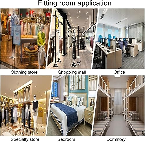 F-Shaped Changing Room Divider, Clothing Store Changing Room,Portable Dressing Room For Privacy, Spacious Double Changing Room, Clothing Store Ch