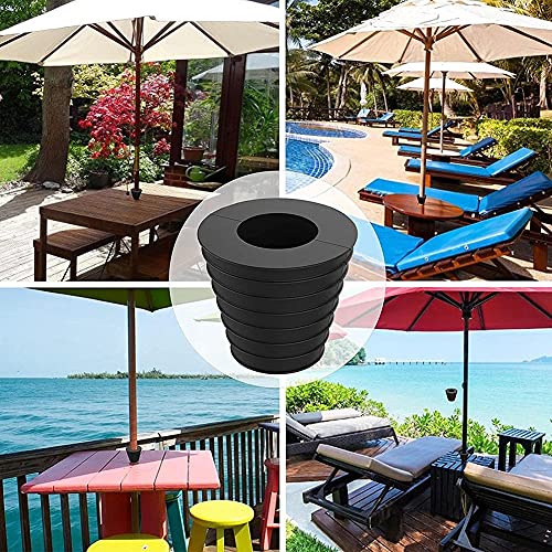 Dasing 2PCS Umbrella Cone Wedge Fits Umbrella Pole Diameter 1.5 Inch/ 38 mm, Parasol Base Stand for Outdoor Patio Umbrella
