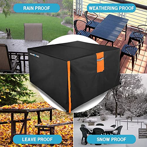 NEVERLAND Garden Furniture Covers Outdoor Dining set Covers Waterproof 300D Oxford Outdoor Patio Table Cover Large Garden Furniture Covers (125x1