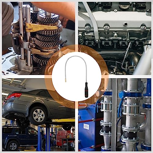 RosewineC 60 CM Flexible Pick Up Tool, Strong Magnetic Pipe Tool with 500mm Flexible Gooseneck, Portable Magnet Handheld Tool for Picking Up Smal