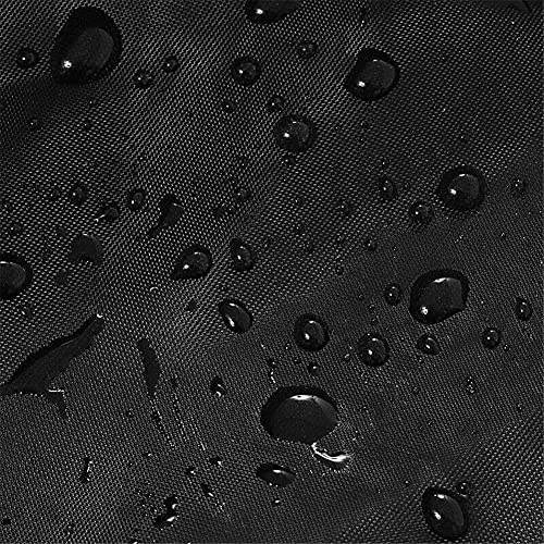 BOSKING Universal Wood Chipper Shredder Mulcher Cover Waterproof Dustproof Electric Leaf Mulcher Cover Black Wood Chipper Protective Cover