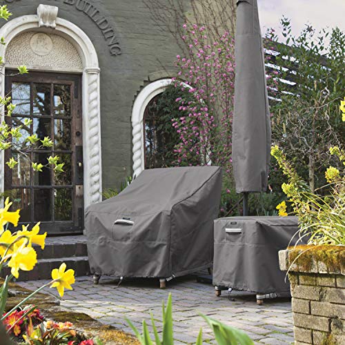 Classic Accessories Ravenna Garden Adirondack Chair Cover, Dark Taupe/Mushroom/Espresso (80cm)