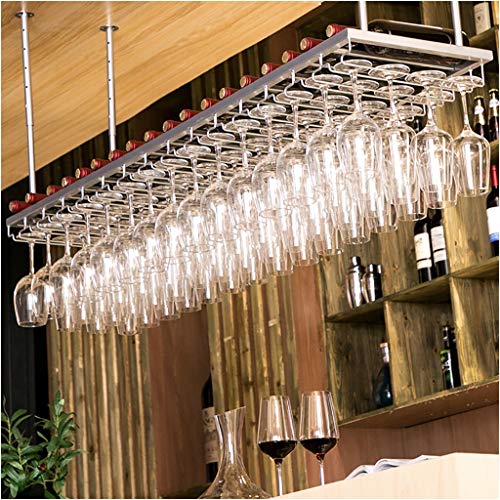 Stylish Simplicity Down Wine Rack, Retro Wrought Iron Wine Rack, Creative Display Stand, Goblet Rack Home, Restaurant Kitchen Bar Decoration Adju