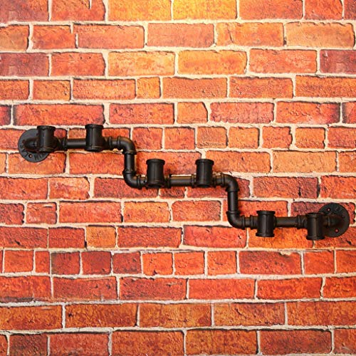 PIBM Fashion Creative Wine Cellar Distressed Wine Rack Personality Wall Decoration Vintage Storage Rack Reverse the Bottle J1111