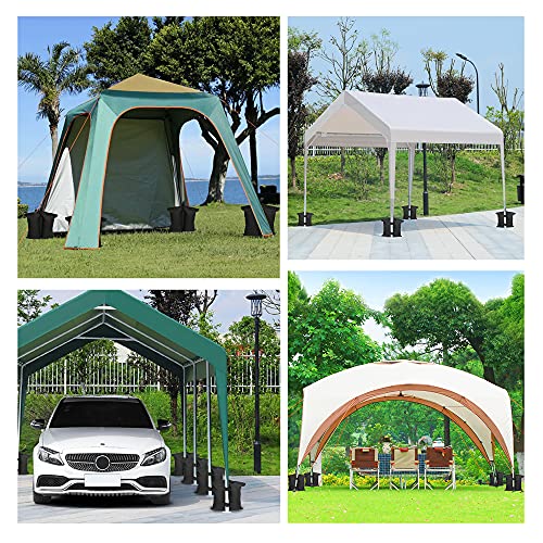 Misscat Weight Bags Sandbag for Pop up Canopy Tent, Patio Umbrella, Instant Outdoor Sun Shelter Canopy Legs, Heavy Duty Stability Weighted Feed B