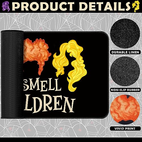 Halloween Door Mat Hocus Pocus Decorative Doormat I Smell Children Non Slip Front Porch Rug Seasonal Welcome Mat Entrance Floor Mat Halloween Hom