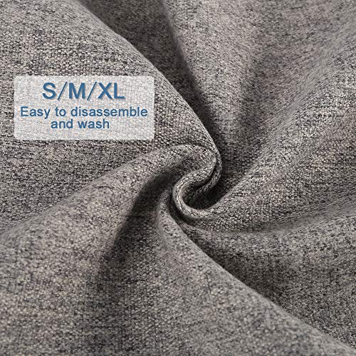 Jetcloud Bean Bag Chair Cover,Adults Large High Back Bean Bag Sofa Cover Recliner Gaming Storage Bag for Indoor Outdoor BeanBag Chair,No Filling