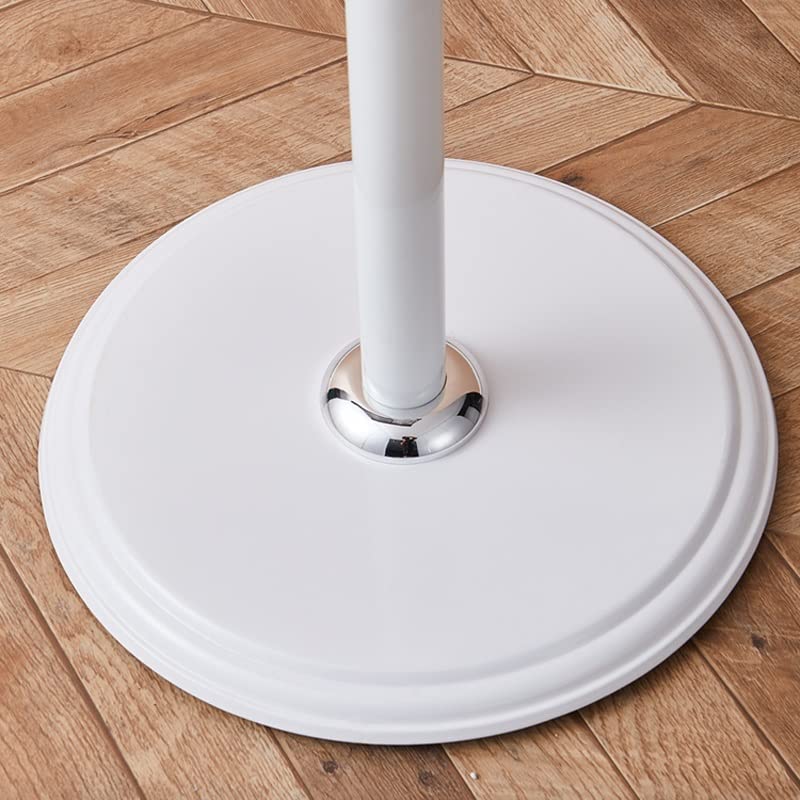 N/A Metal Coat Hanger Design Floor-to-ceiling Coat Rack Standing Bedroom Furniture Floor-to-ceiling Coat Hanger (Color : Argento, Size : Light Gr