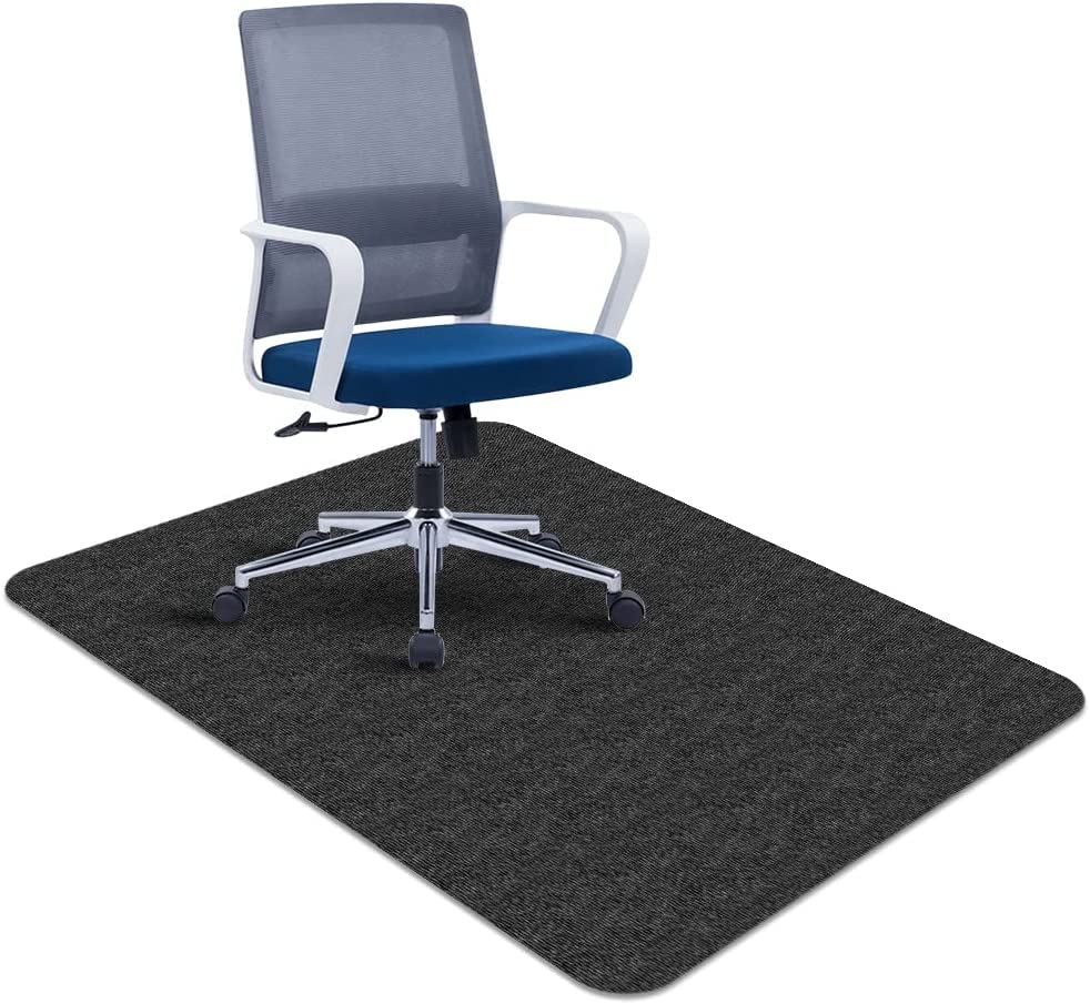 Office Chair Mat 120 * 90cm, LUPATDY Office Chair Mats for Hardwood Floors Non Slip Floor Protector Mat for Chairs Pad Desk Chairmats Office Floo