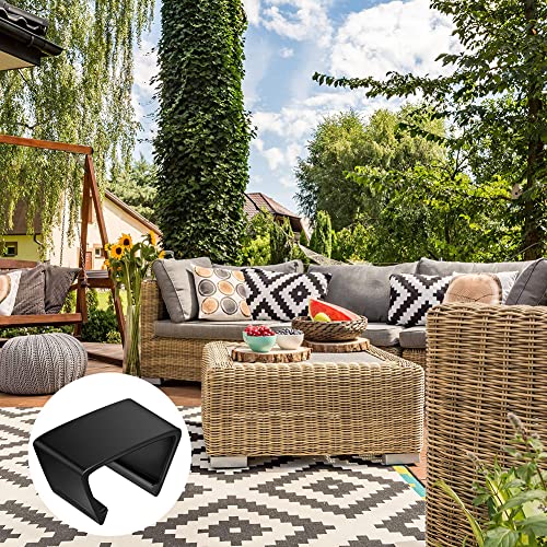 INMOFN 8PCs Patio Furniture Clips, Sofa Clips for Outdoor Patio Garden Wicker Rattan Restaurant Rattan Chairs Garden Anti-Slip Fasteners Clips (s