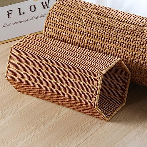 OSALADI Yoga Mats Woven Umbrella Stand Rattan Basket Freestanding Canes Walking Sticks Holder Umbrella Basket Tall Basket Floor Woven Bucket for