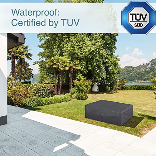 smartpeas Outdoor Furniture Covers - 200 * 160 * 80Cm - Waterproof Cover For Patio Rattan Table & Chairs +Plus: Garden Gloves