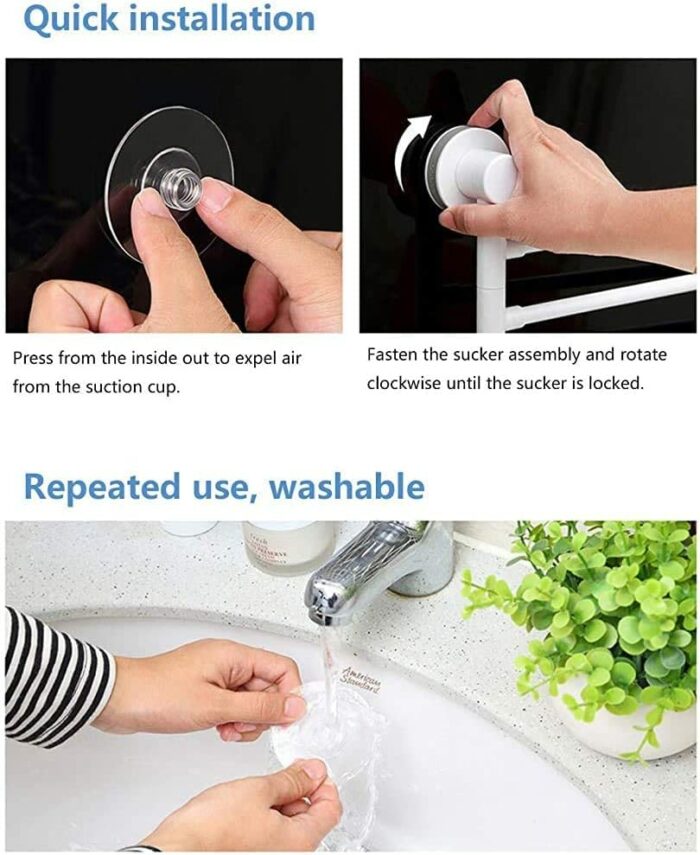 Towel Rack Wall-Mounted Holder Swivel Arm Towel Rail With Extra Long 4 Bars Swivel Bars,Swing Towel Holder For Kitchen,Bathroom,Toilet(Color:B)