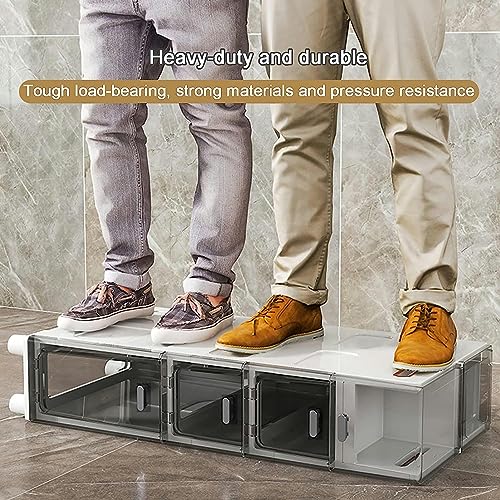 OPSREY Narrow Plastic Floor Bathroom Storage Cabinet Holder Organizer with Wheels, Multi-Purpose Storage Cabinet Unit for Living Room, Bedroom, K