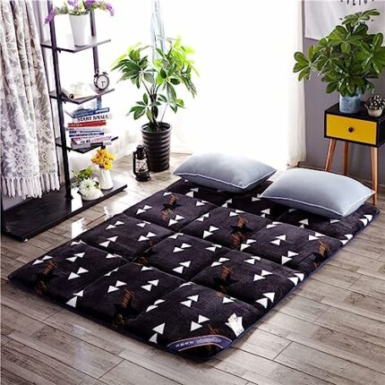 UE-MAOLU Sleeping Mattress For Floor, Roll Up Bed Cushion, Folding Tatami Mat, Japanese Futon Mattress Suitable For Dormitory Floor Recliner Sofa