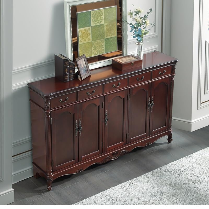 LUKEO Solid Wood Shoe Cabinet Shoe Storage Cabinet Household Entry Shoe Cabinet Household Goods (Color : D, Size : 120cm)