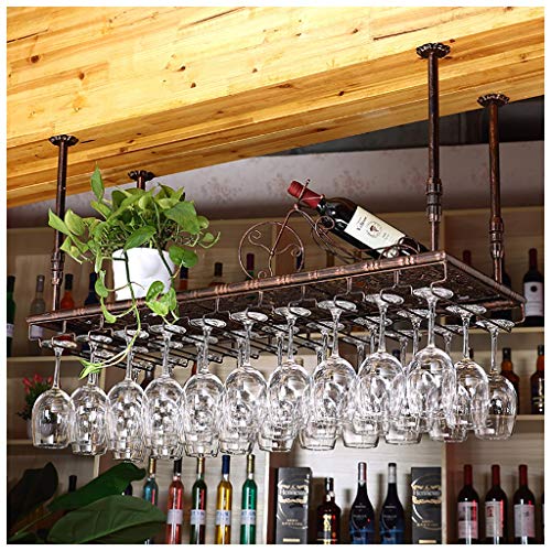Stylish Simplicity Stylish Simplicity Industrial Retro Bar Floating Wine Rack Stylish Simplicity Glass Goblet Bracket Retro Iron Inverted Wine Gl
