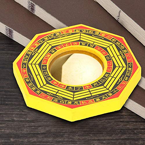 Pssopp Bagua Mirror, Vintage Chinese Feng Shui Mirror 4in-6in Convex Concave Mirror FengShui Taoist Instrument Mascot Buddism Taoist Mirror Prote