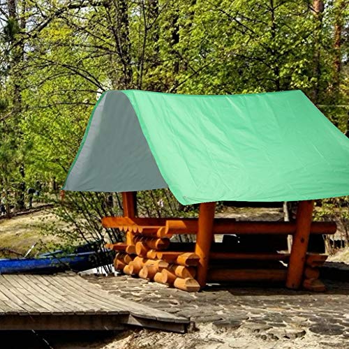 TOPINCN Outdoor Swing Cover Kids Playground Roof Canopy Patio Swing Cover Waterproof Cover Replacement Tarp Sunshade for Garden Patio(Green)