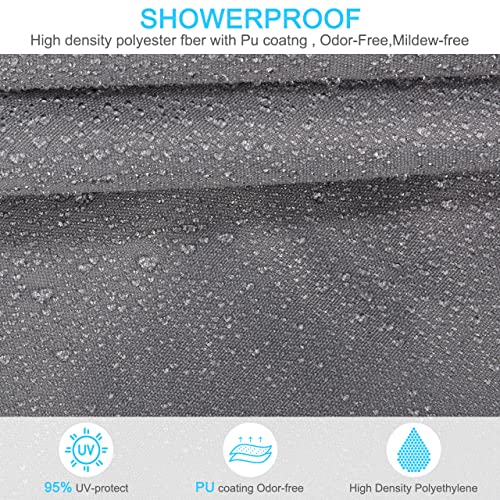 RATEL Sun Shade Sail, 4m x 3m Waterproof Canopy Outdoor Rectangle, 98% UV Block Patio Sun Sail With Four Rope, Awnings For Garden/Yard/Pool/Terra