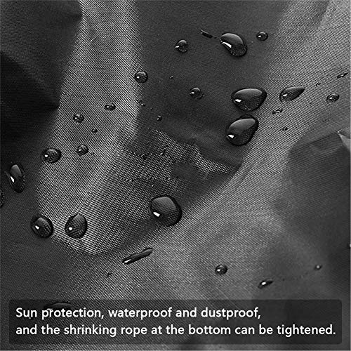 Kisbeibi 3 Seat Garden Bench Cover Love Seat Cover, Waterproof, Windproof, Anti-UV, Outdoor Patio Bench Seat Cover, Long Chair Cover, Seat Waterp