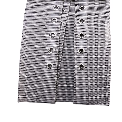 Kisbeibi Zero-Gravity Chair Replacement Fabric,63" x 17" Recliner Mesh Canvas,Lounge Chair Fabric with Ropes,an-ti-Gravity Folding Lounge Repair