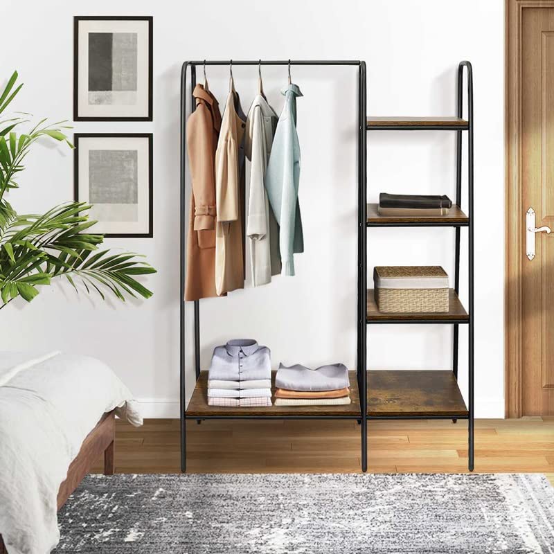 N/A Floor-standing Coat Rack Home Bedroom Iron Hanger Clothing Store Bag Shoes Display Clothes Rack
