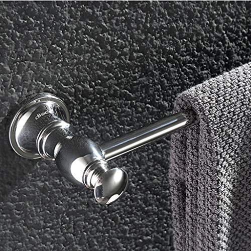 N/A Towel Rack - Bathroom Towel Rack, Stainless Steel Towel Rack, Single Towel Rack, Perforated Towel Rack, Size 60.8x4.8x9.6 Cm