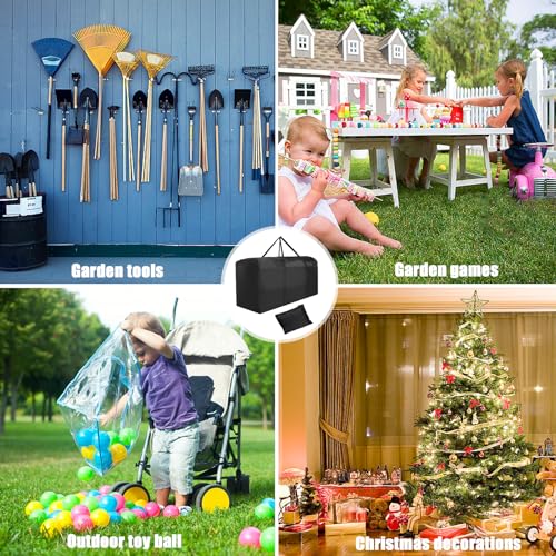 Runup Garden Furniture Cushion Storage Bag, Cushion Bag, Cushion Bags Storage with Handle, Garden Cushion Bag for Outdoor Garden, Lawn, Camping C