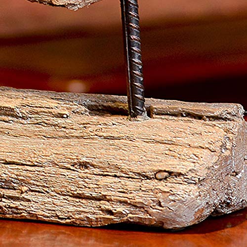 PIBM Stylish Simplicity Nordic Old Wood Stump Styling American Retro Antique Art Wedding Gift Resin Tabletop Decoration Wine Rack Porch Bar Decor