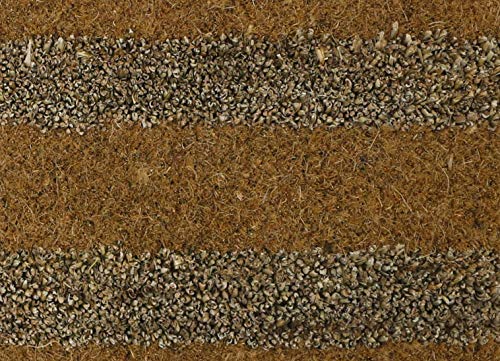 Large Entrance Door Mat for Outdoor Use | Heavy Duty Coir with Non Slip Latex Backing (45cmx75cm) | Durable Outdoor Welcome Door Mat | Front Door