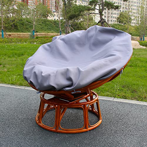 Papasan Cushion Covers Only, Outdoor Cushion Waterproof Slipcover for Papasan Chair Cushion, Easy to Clean Internally Fixed Removable Zippered Pa