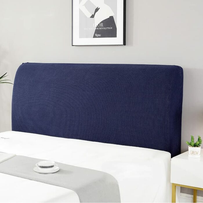 HAMON Bed Headboard Cover, Single/King/Double Bed Headboard Slipcover Stretchable Dustproof Protective Headboard Backrest Cover for Bedroom Bed H
