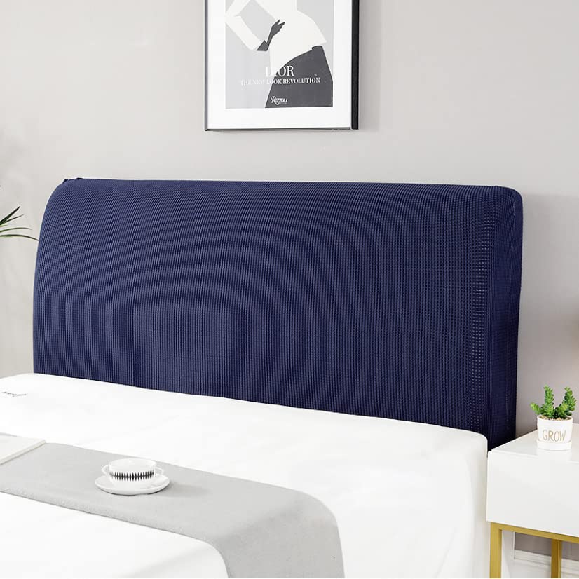 HAMON Bed Headboard Cover, Single/King/Double Bed Headboard Slipcover Stretchable Dustproof Protective Headboard Backrest Cover for Bedroom Bed H